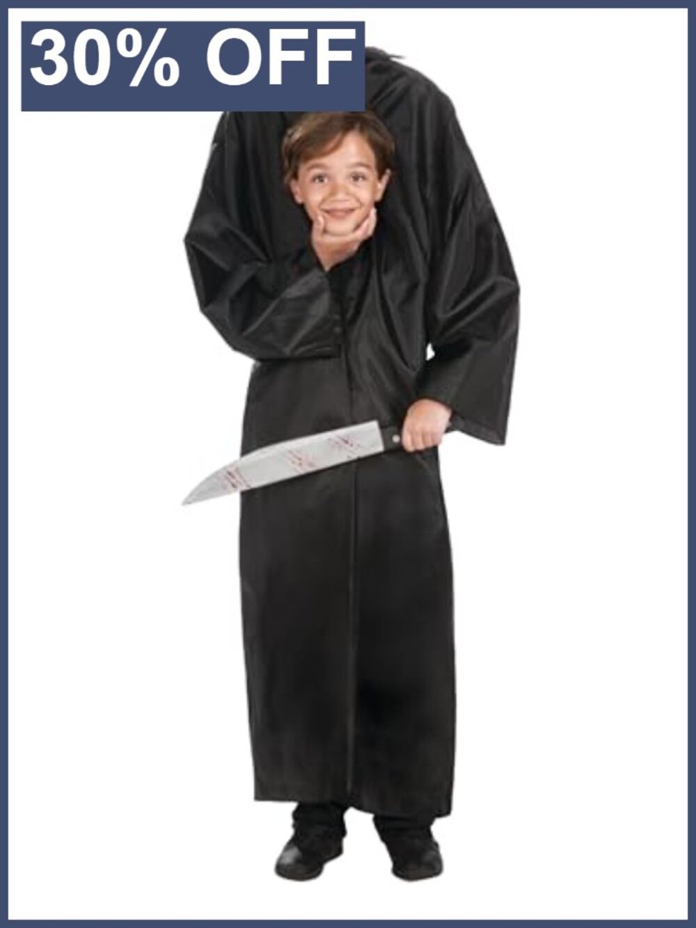 Unisex Headless Costume Robe & Harness Halloween Pretend Play